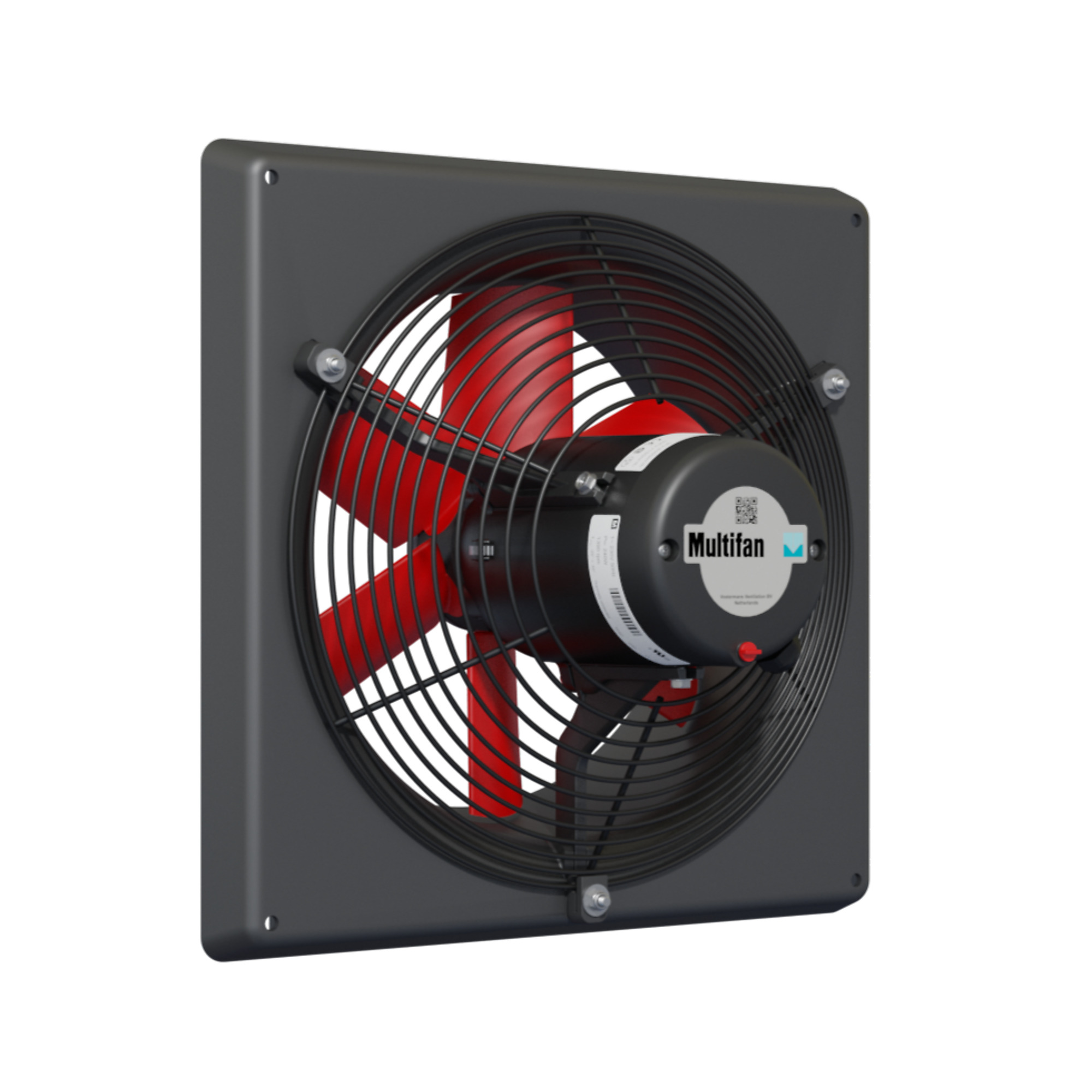 Multifan Standard Performance Panel Fan, 12in., 1420 CFM, 1/8 HP, 120 Volt, Model# V4E30K-120V